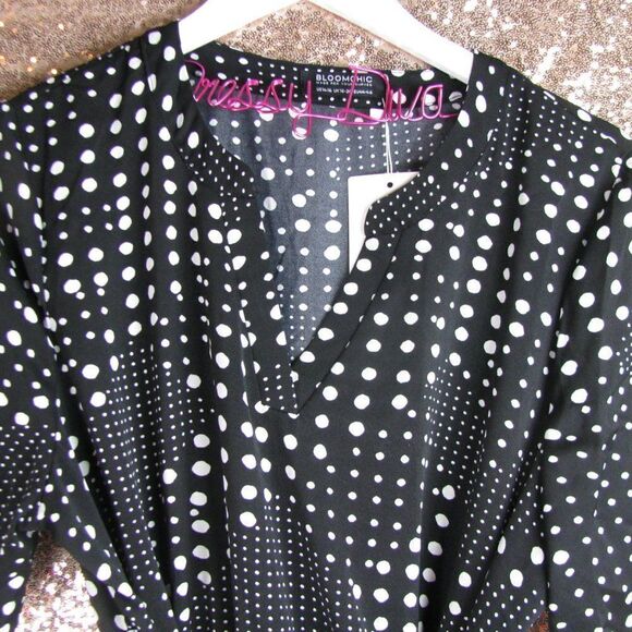 NWT BloomChic black and white dress 14/XL - Picture 9 of 10